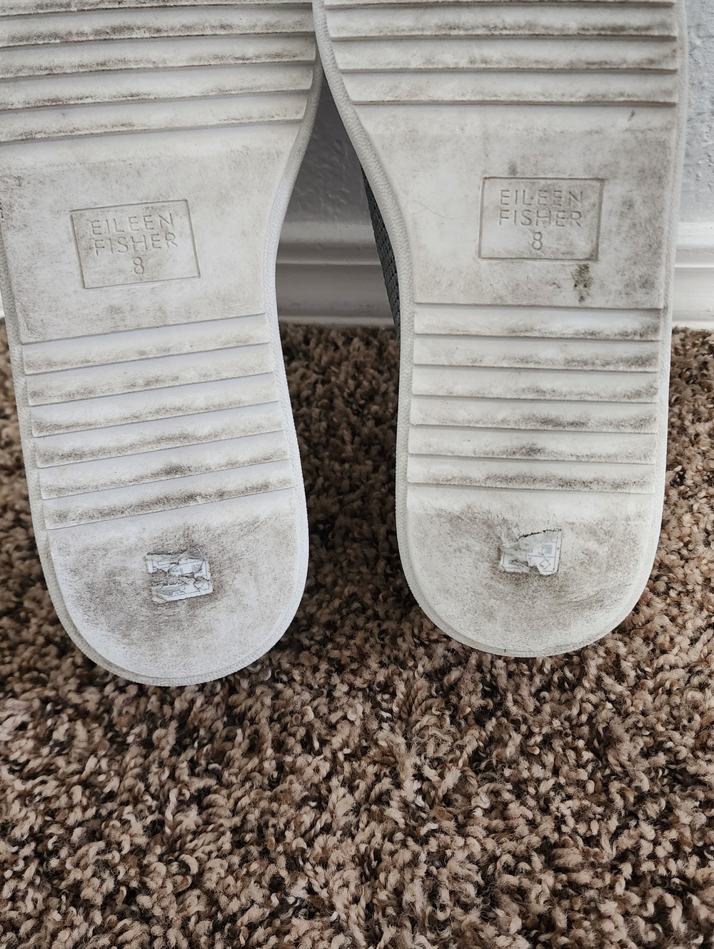 Eileen Fisher Prosper Platform Slip On Sneaker Size 8 Gray Comfy Minimalist - Picture 7 of 11